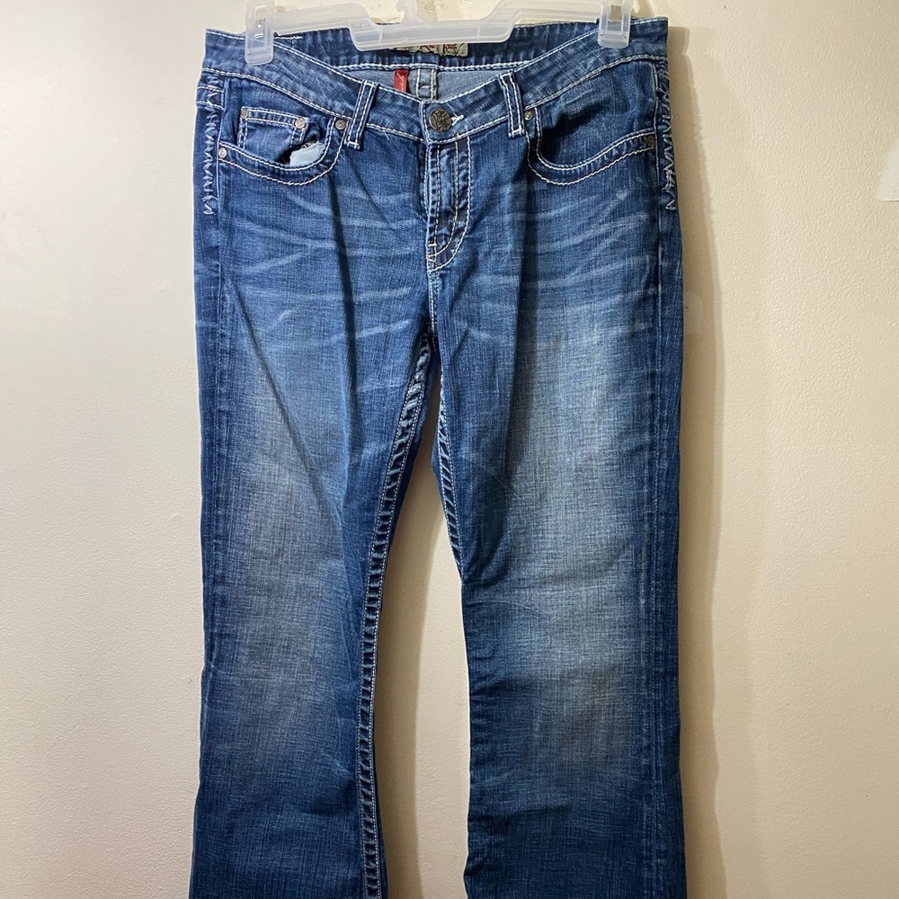 BKA, Star Flare jeans- Size 31x 33 1/2